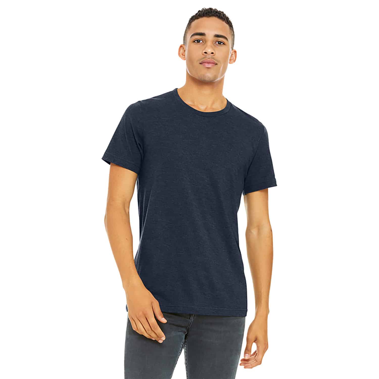 BellaCanvas Heather CVC Short Sleeve Tee - Image 4