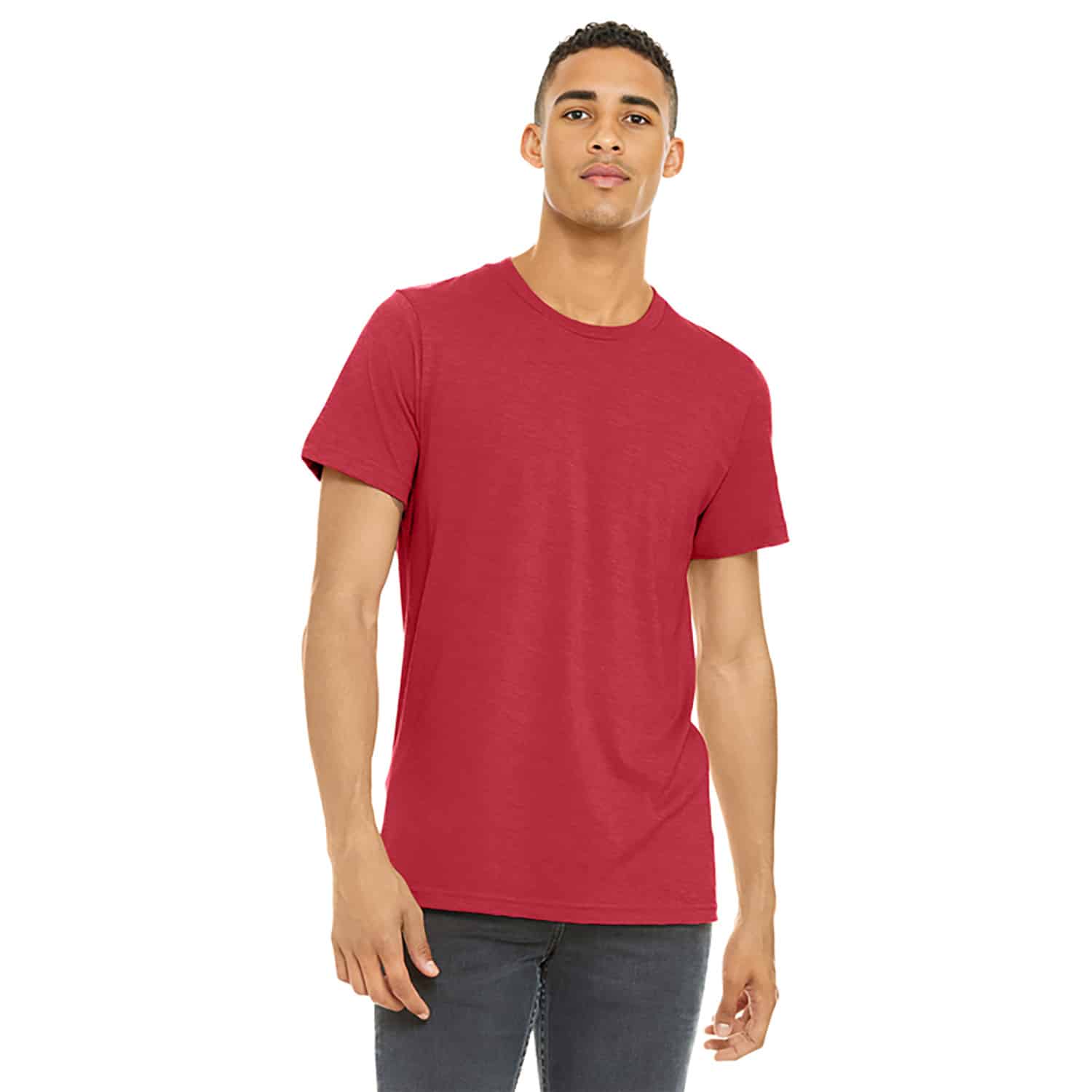 BellaCanvas Heather CVC Short Sleeve Tee - Image 5