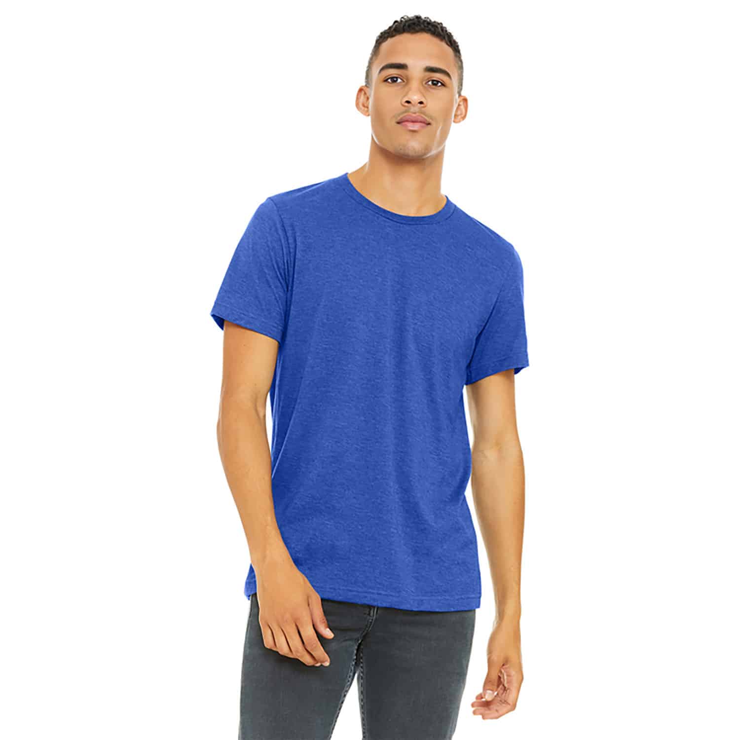 BellaCanvas Heather CVC Short Sleeve Tee - Image 6