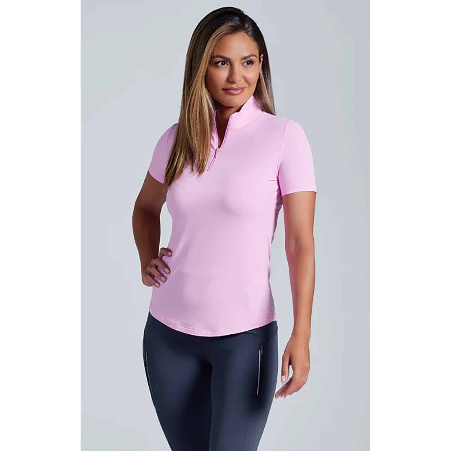 IBKUL Short Sleeve Mock Neck - Image 4
