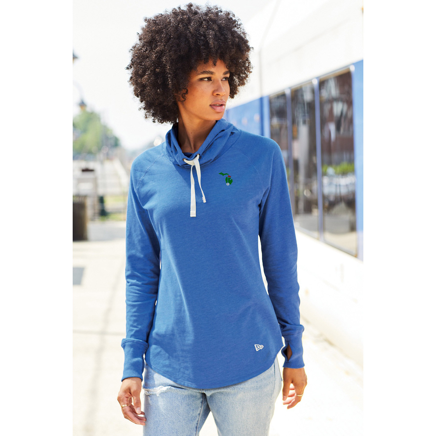 New Era Sueded Cowl Tee - Image 5