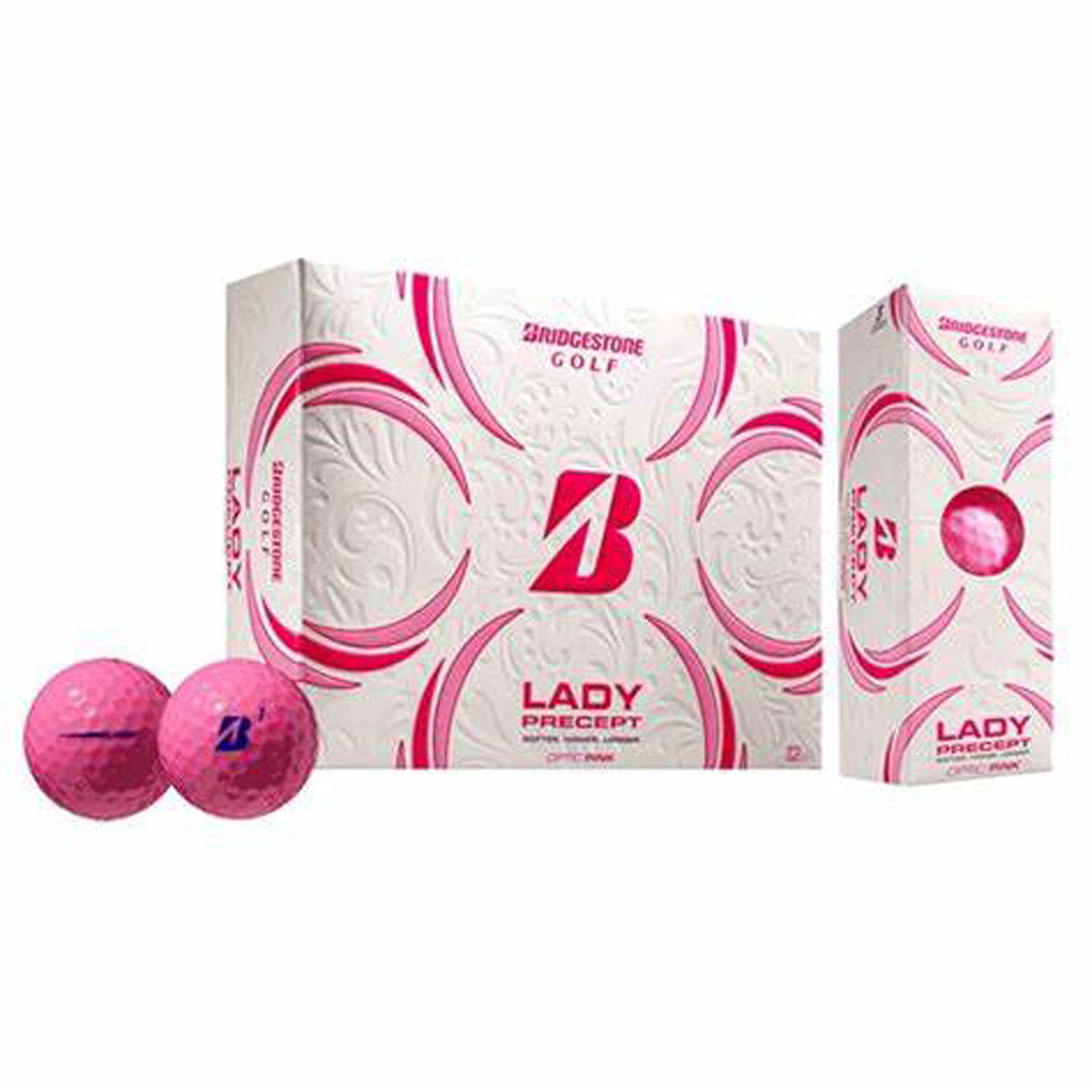 Bridgestone Lady Precept Pink Golf Balls