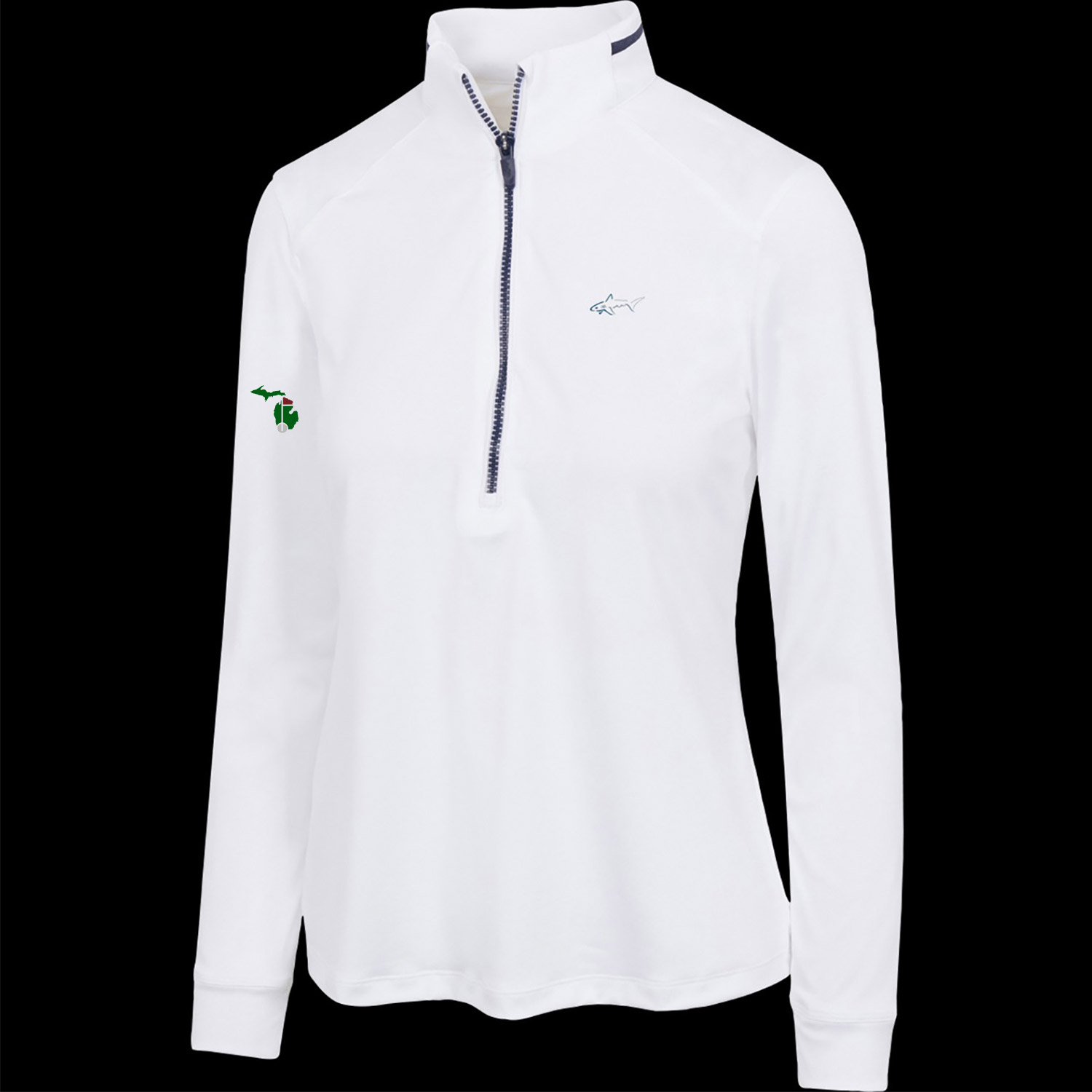 Greg Norman Leaderboard Half Zip