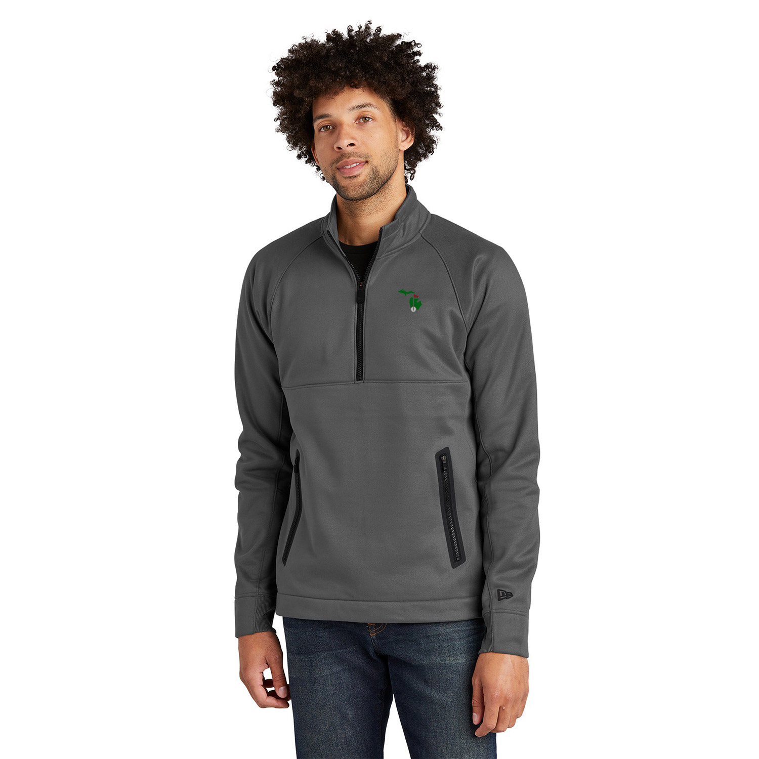 New Era Venue Fleece Quarter Zip - Image 2