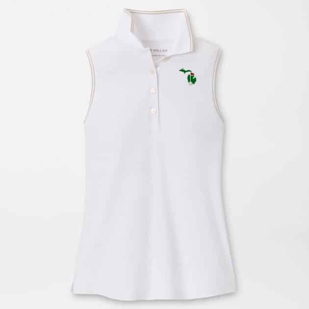 Peter Millar Canterbury Tipped Short Sleeve Mesh Polo