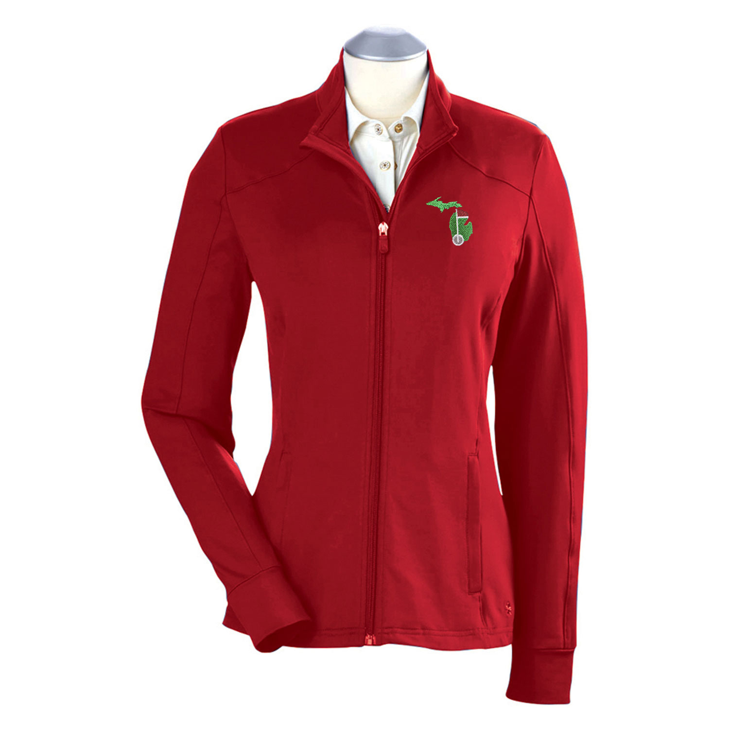 Women's Bobby Jones Clover XH20 Full Zip Tech Jacket - Image 5