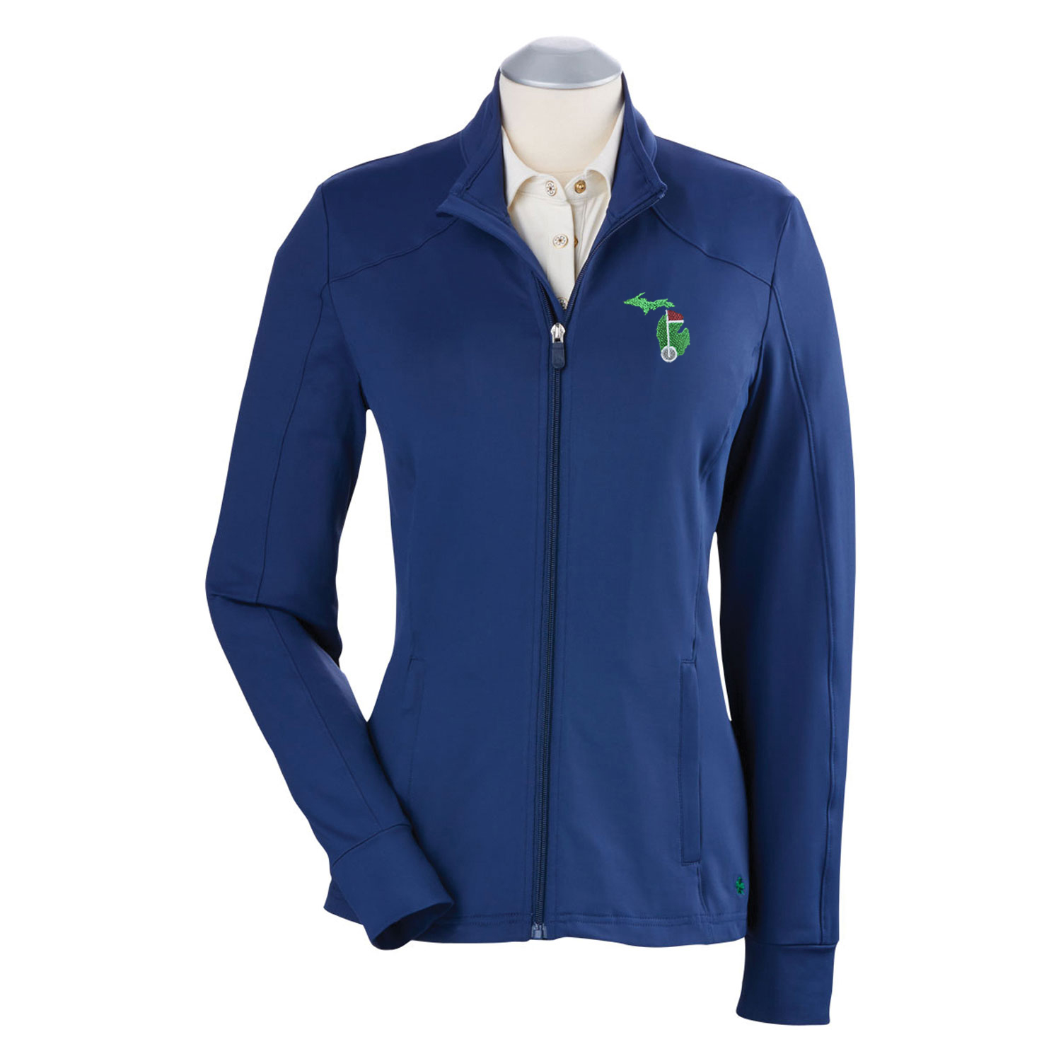 Women's Bobby Jones Clover XH20 Full Zip Tech Jacket - Image 6