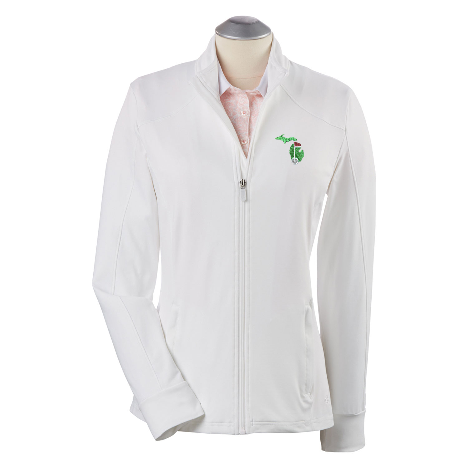 Women's Bobby Jones Clover XH20 Full Zip Tech Jacket - Image 4