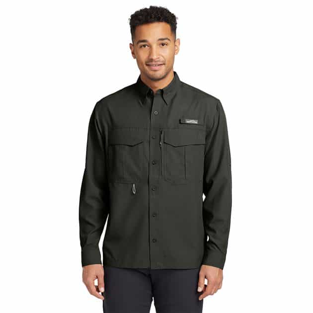 Eddie Bauer Long Sleeve Performance Fishing Shirt