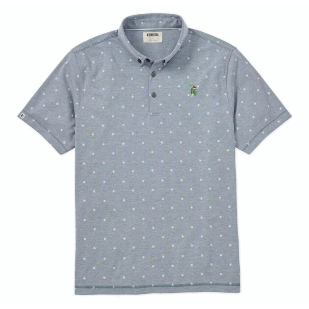 Men's Linksoul Micro Fern Print Oxford Polo