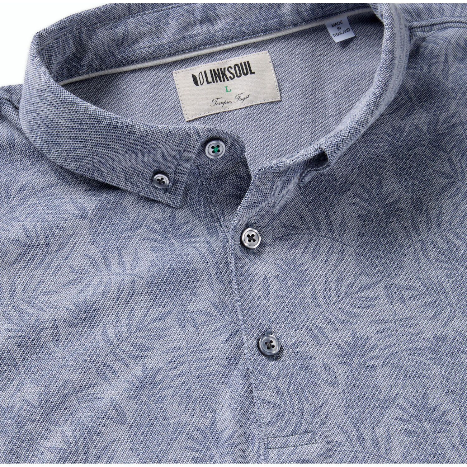 Men's Linksoul Oxford Pineapple Print Polo - Image 2